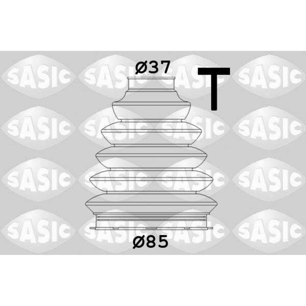 SASIC 1906073 Faltenbalgsatz, Antriebswelle