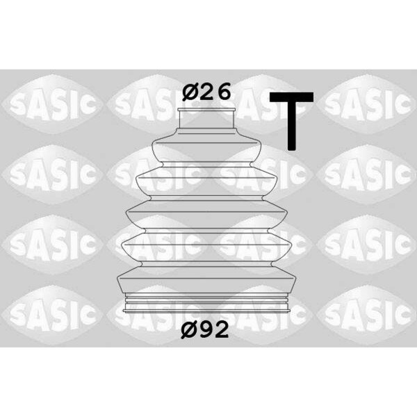 SASIC 1906109 Faltenbalgsatz, Antriebswelle