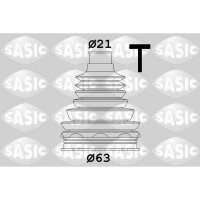 SASIC 1906075 Faltenbalgsatz, Antriebswelle