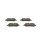 BOSCH 0 986 494 810 Bremsbelagsatz, Scheibenbremse