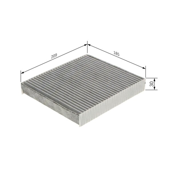 BOSCH 1 987 435 570 Filter, Innenraumluft