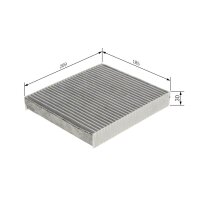 BOSCH 1 987 435 570 Filter, Innenraumluft