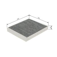 BOSCH 1 987 435 575 Filter, Innenraumluft