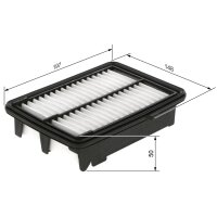 BOSCH F 026 400 384 Luftfilter