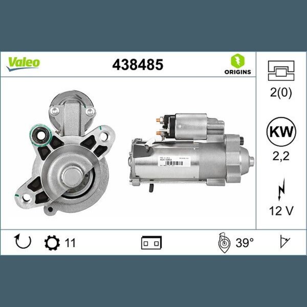 VALEO 438485 Starter