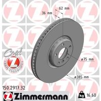 ZIMMERMANN 150.2917.32 Bremsscheibe