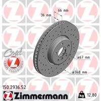 ZIMMERMANN 150.2936.52 Bremsscheibe