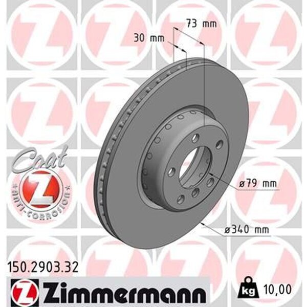 ZIMMERMANN 150.2903.32 Bremsscheibe