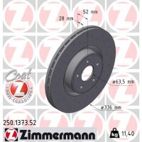 ZIMMERMANN 250.1373.52 Bremsscheibe