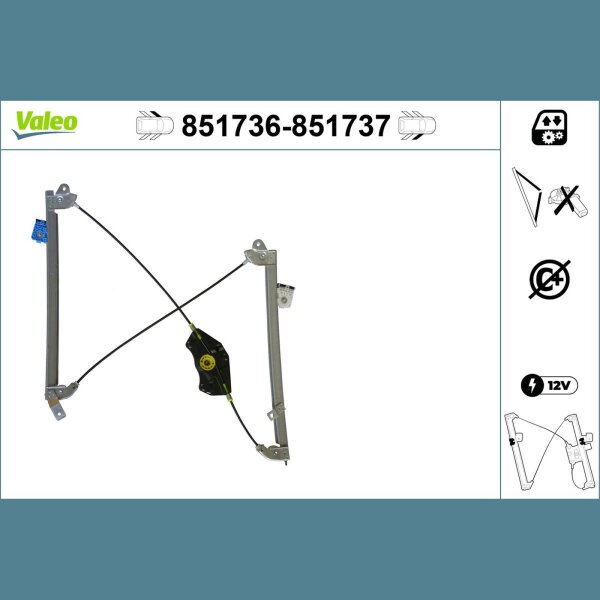 VALEO 851736 Fensterheber