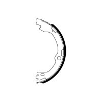 BOSCH 0 986 487 964 Bremsbackensatz, Feststellbremse
