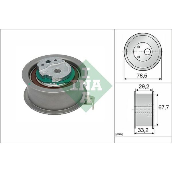 Schaeffler INA 531 0927 10 Spannrolle, Zahnriemen