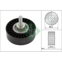 Schaeffler INA 532 0887 10 Umlenk-/Führungsrolle,...