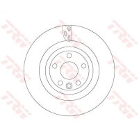 TRW DF6706S Bremsscheibe