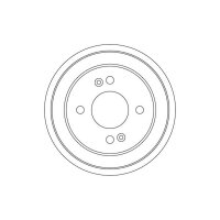 TRW DB4548 Bremstrommel