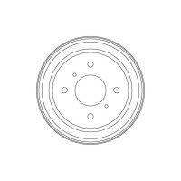 TRW DB4554 Bremstrommel