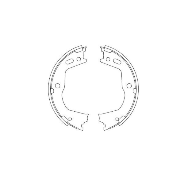 TRW GS8803 Bremsbackensatz, Feststellbremse