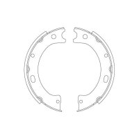 TRW GS8805 Bremsbackensatz, Feststellbremse