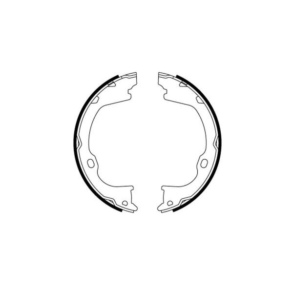 TRW GS8819 Bremsbackensatz, Feststellbremse