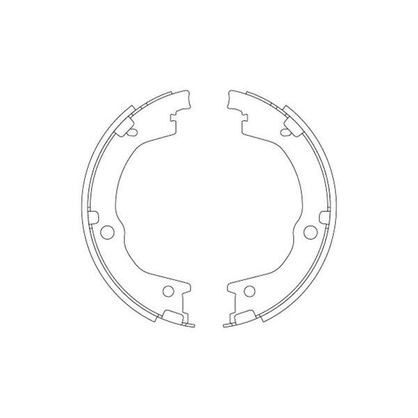 TRW GS8829 Bremsbackensatz, Feststellbremse