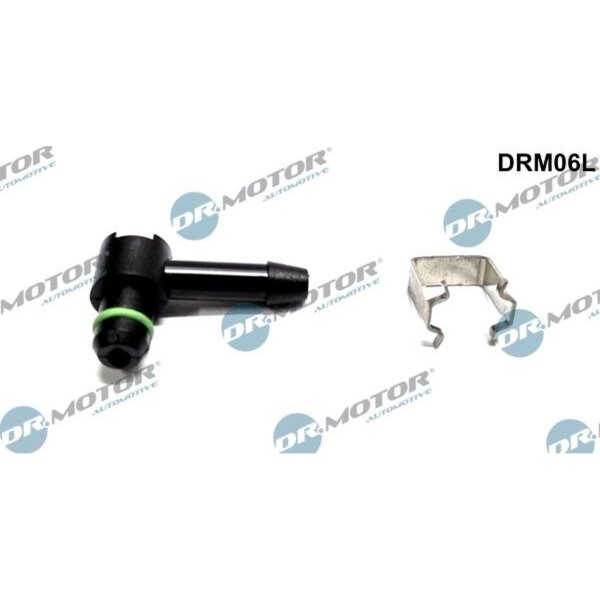 Dr.Motor Automotive DRM06L Schlauchverbinder, Kraftstoffschlauch