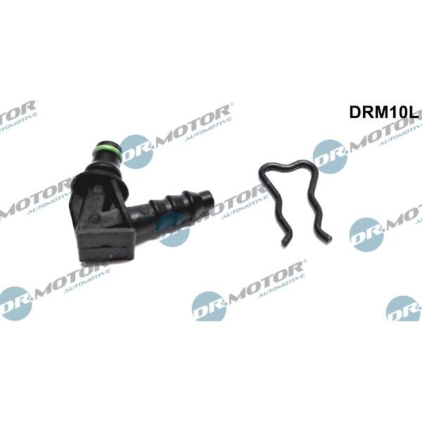 Dr.Motor Automotive DRM10L Schlauchverbinder, Kraftstoffschlauch