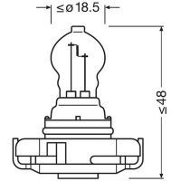 ams-OSRAM 2504 Glühlampe, Blinkleuchte