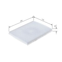 BOSCH 1 987 435 126 Filter, Innenraumluft