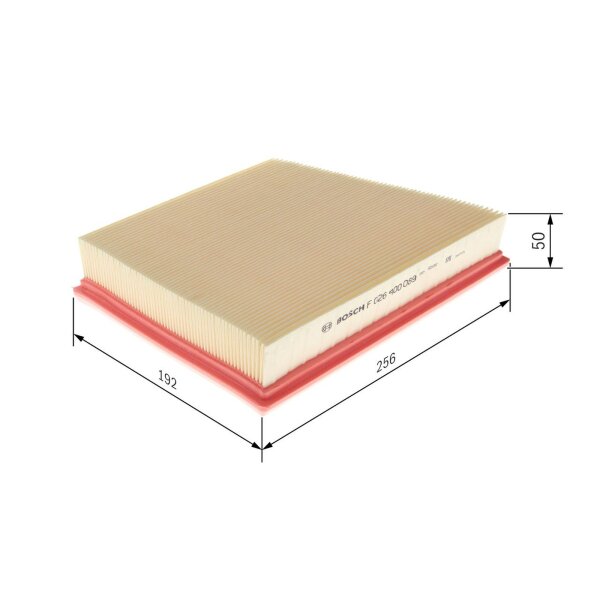 BOSCH F 026 400 089 Luftfilter