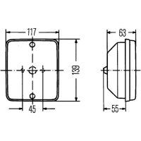 HELLA 2ZR 003 236-051 Rückfahrleuchte