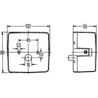 HELLA 2SE 004 623-001 Heckleuchte
