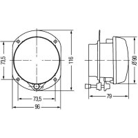 HELLA 1N0 008 582-001 Nebelscheinwerfer