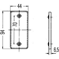 HELLA 8RA 003 326-011 Rückstrahler