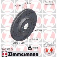 ZIMMERMANN 100.3332.54 Bremsscheibe