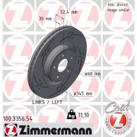 ZIMMERMANN 100.3356.54 Bremsscheibe