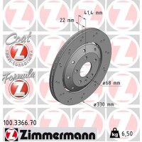 ZIMMERMANN 100.3366.70 Bremsscheibe