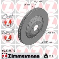 ZIMMERMANN 100.3375.75 Bremsscheibe