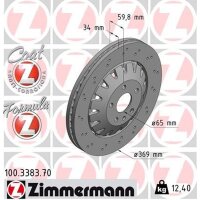 ZIMMERMANN 100.3383.70 Bremsscheibe
