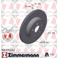 ZIMMERMANN 150.2953.52 Bremsscheibe
