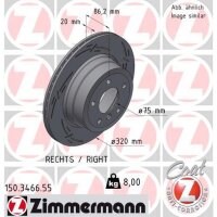 ZIMMERMANN 150.3466.55 Bremsscheibe