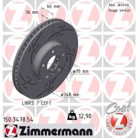 ZIMMERMANN 150.3478.54 Bremsscheibe