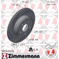 ZIMMERMANN 150.3484.54 Bremsscheibe