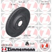 ZIMMERMANN 400.3649.54 Bremsscheibe