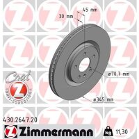 ZIMMERMANN 430.2647.20 Bremsscheibe