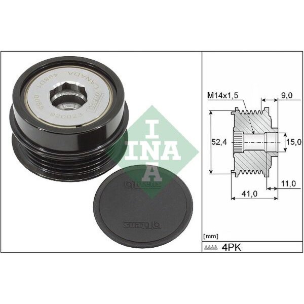 Schaeffler INA 535 0339 10 Generatorfreilauf