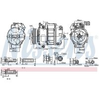 NISSENS 890759 Kompressor, Klimaanlage