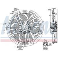 NISSENS 85674 Lüfter, Motorkühlung