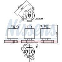 NISSENS 98153 AGR-Ventil