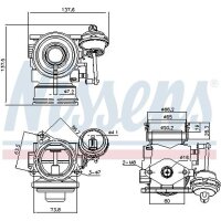NISSENS 98162 AGR-Ventil