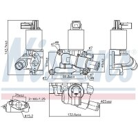 NISSENS 98196 AGR-Ventil